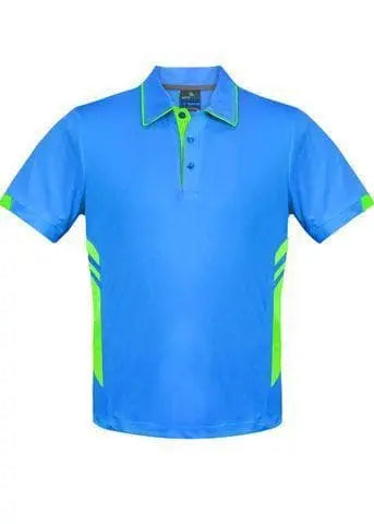 Aussie Pacific Tasman Men's Polo Shirt 1311 Casual Wear Aussie Pacific Cyan/Neon Green S